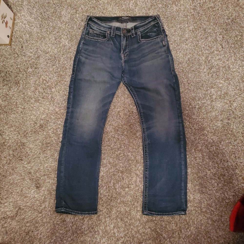 Mens Silver jeans, Grayson 30x30